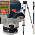 Оптичний нівелір Bosch GOL 32D + BT160 + GR500 Оптичний нівелір Bosch GOL 32D + BT160 + GR500