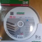 Алмазний диск Distar HARD Ceramics 5D білий для плиткорізу